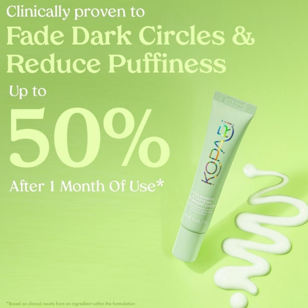 KOPARI BEAUTY NIACINAMIDE & CAFFEINE EYE BRIGHT CREAM.